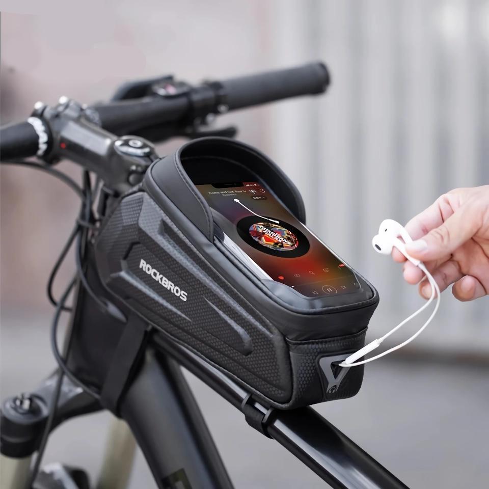 Wasserdichte Fahrrad-Smartphone-Schutztasche mit Touchscreen