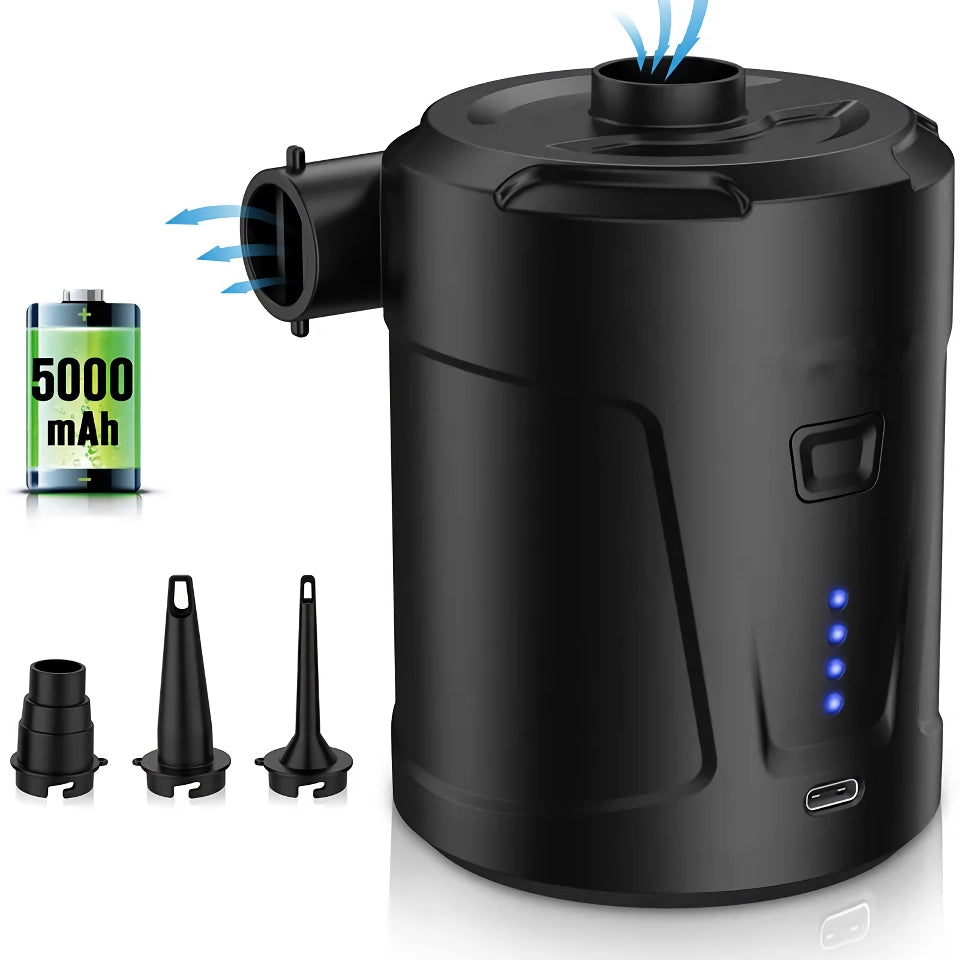 USB Rechargeable Portable Air Pump for Inflatables