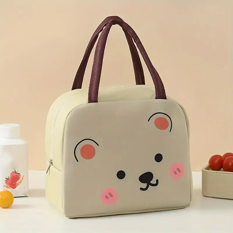 Thermo-Lunchtasche mit Cartoon-Tiermotiv für Kinder