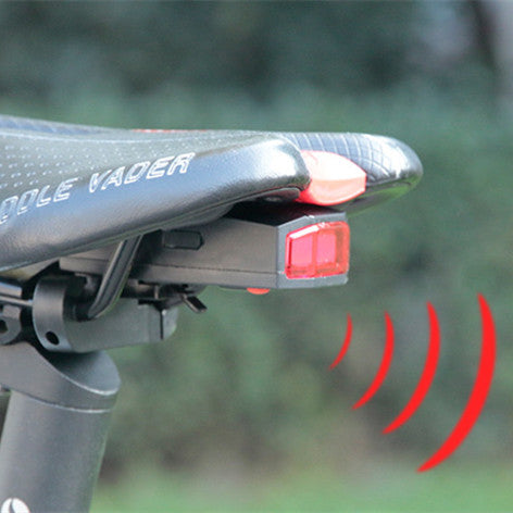Mountain Bike Wireless Intelligent Alarm Horn Light - Blue Force Sports