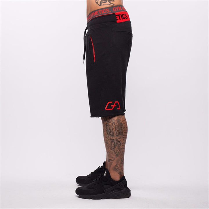 Muscle fitness Summer Shorts brothers Dr. sports pants five running training pants one generation - Blue Force Sports
