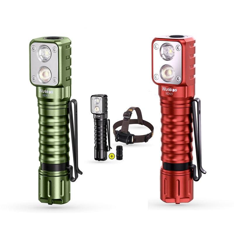 Wiederaufladbare Stirnlampe HD15R/HD15: Ihr ultimativer Begleiter im Freien