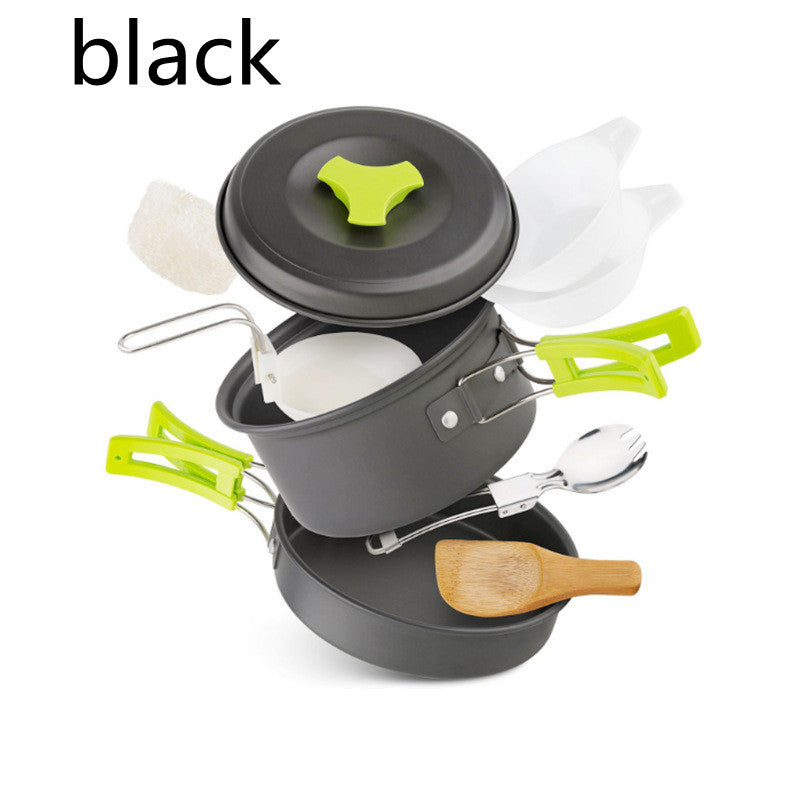 Outdoor cookware 1-2 people camping cookware set - Blue Force Sports