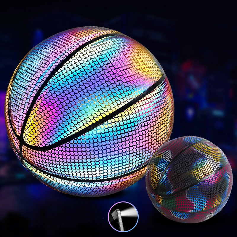 Glowing fluorescent basketball - Blue Force Sports
