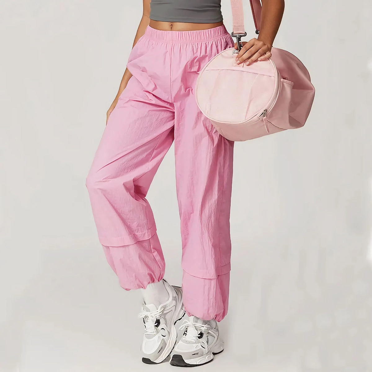 Women's High-Waist Cargo Pants