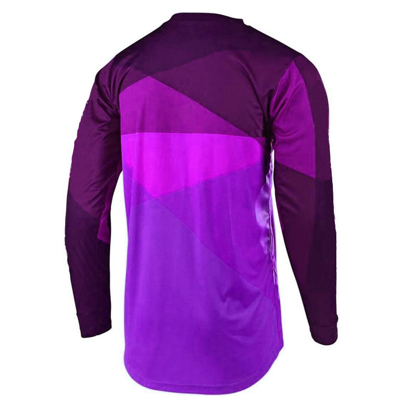 Mountain Bike Cycling Jersey Jacket Men's Long-Sleeved Off-Road Motorcycle Shirt - Blue Force Sports