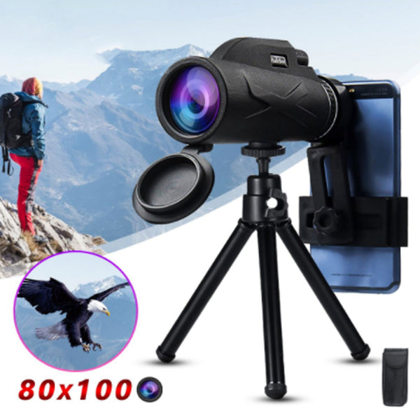 Magnification Portable Monocular Telescope Binoculars - Blue Force Sports