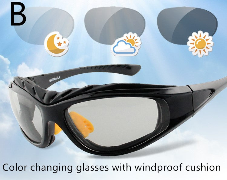 Outdoor Riding Motorcycle Windproof Glasses - Blue Force Sports