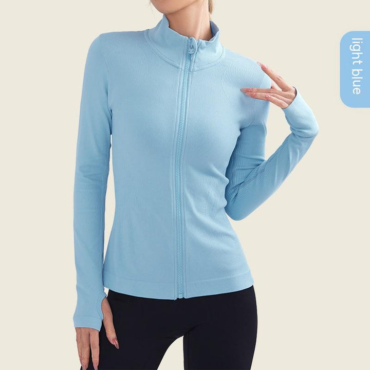 Long Sleeve Top Sports Running Jacket - Blue Force Sports