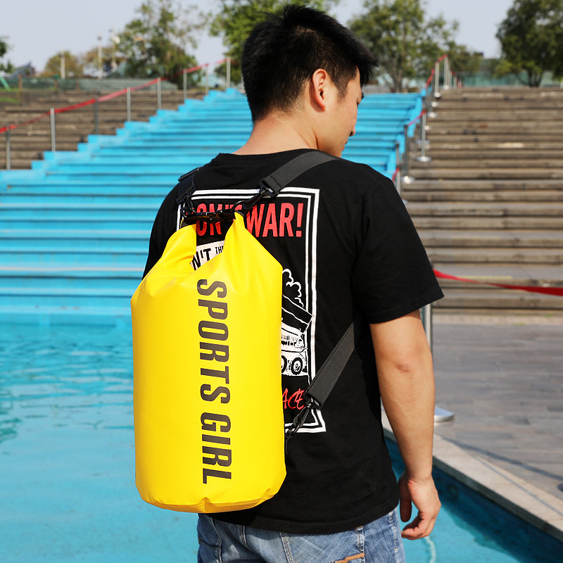 Floating Waterproof Dry Bag 15L Dry and Wet Separation Design - Blue Force Sports