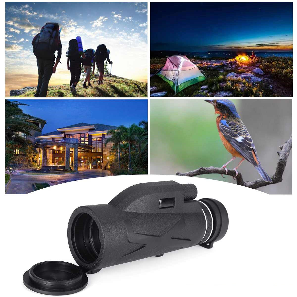 Magnification Portable Monocular Telescope Binoculars - Blue Force Sports