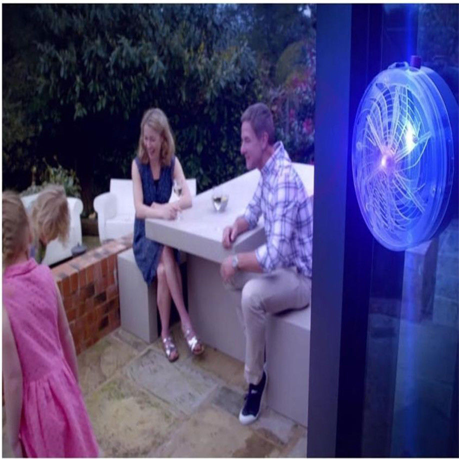 Bug Zapper Solar Powered Electric Mosquito Zappers Killer Insect Fly Pest Attractant Trap For Home Outdoor Indoor - Blue Force Sports
