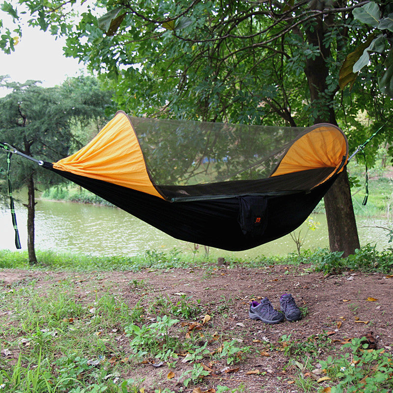 Anti-mosquito outdoor sunscreen camping hammock - Blue Force Sports