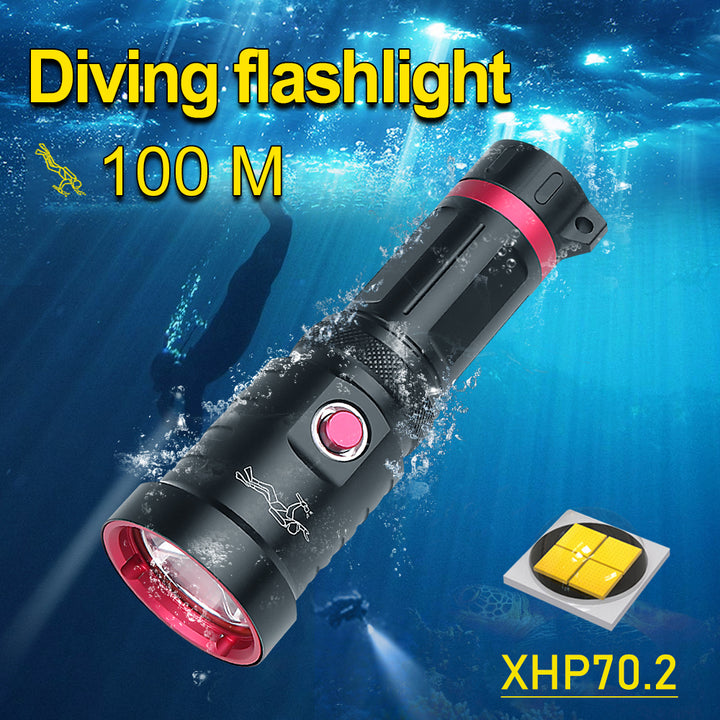 Rechargeable diving flashlight - Blue Force Sports