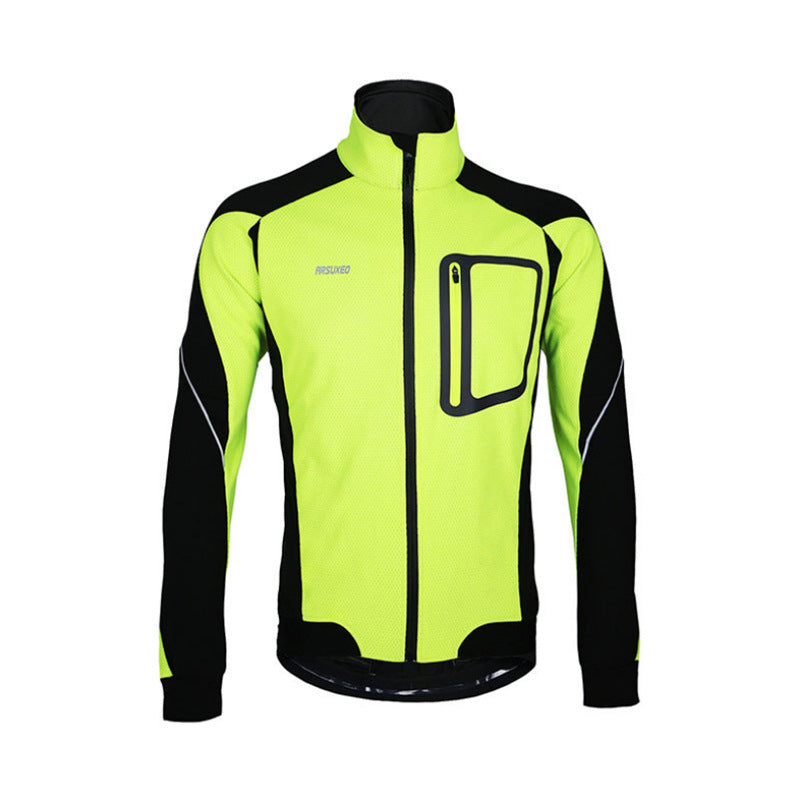 Fleece windproof and warm long-sleeved jacket - Blue Force Sports