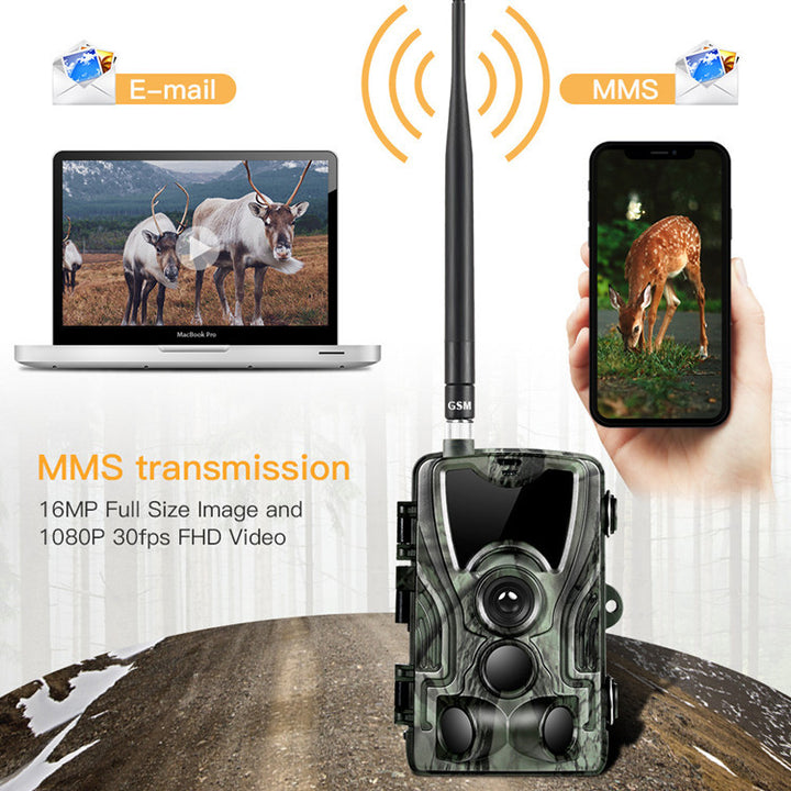Hunting-Trail-Camera Photo-Trap HC801A Night-Version Trigger Surveillance 1080P 16MP - Blue Force Sports