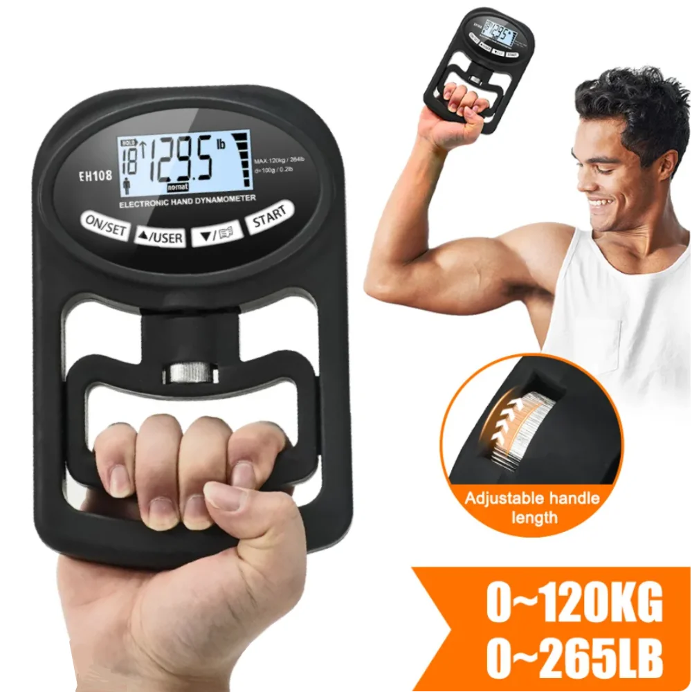 Digitaler Griffkrafttrainer mit USB-LCD-Display