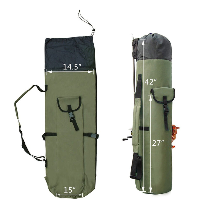 Fishing rod storage fishing rod portable reel bag - Blue Force Sports