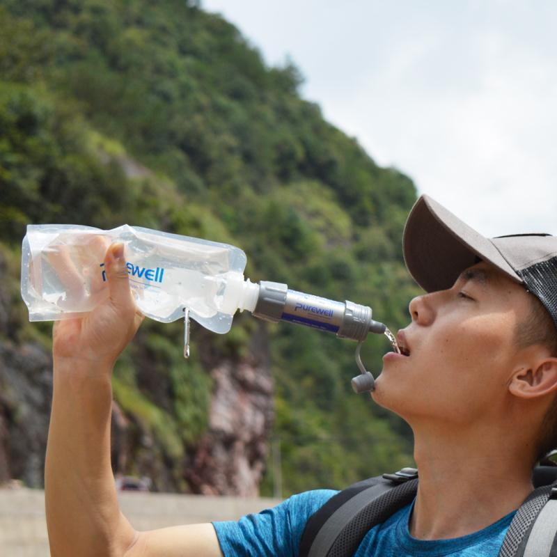 Handheld outdoor water purification filter - Blue Force Sports