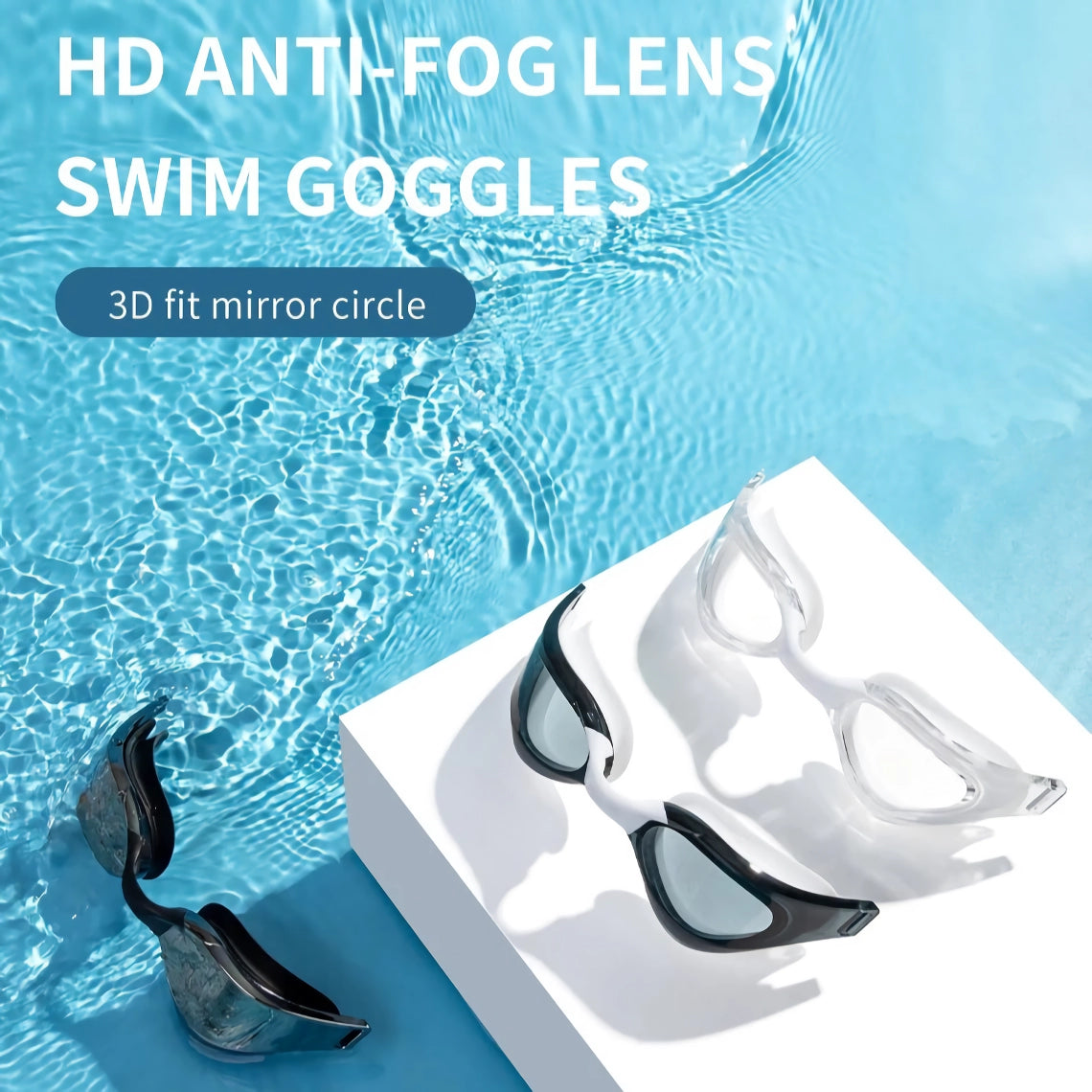 Professionelle wasserdichte Anti-Beschlag-Schwimmbrille mit UV-Schutz