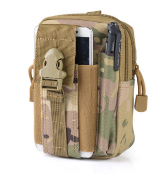 Outdoor Sports Molle Tactical Pocket Male 5.5 6 Inch Waterproof Mobile Phone Bag - Blue Force Sports