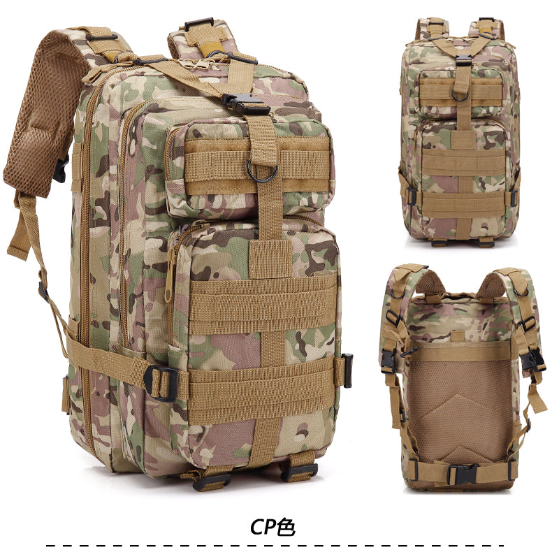 Camouflage Backpack Outdoor Sports Upgraded 3P Bag Camouflage Backpack Tactical Backpack Outdoor Camping Travel - Blue Force Sports