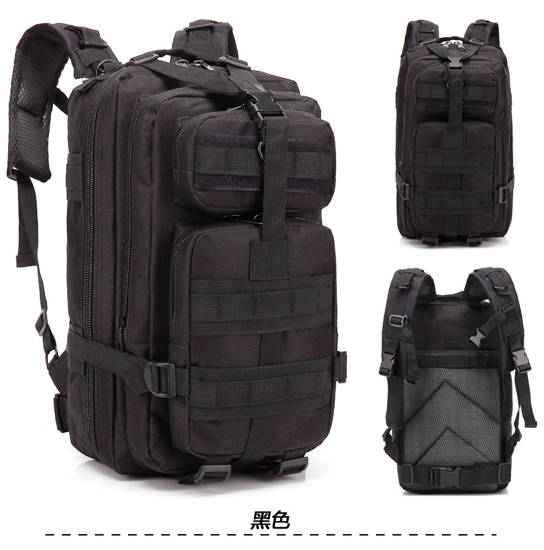 Camouflage Backpack Outdoor Sports Upgraded 3P Bag Camouflage Backpack Tactical Backpack Outdoor Camping Travel - Blue Force Sports