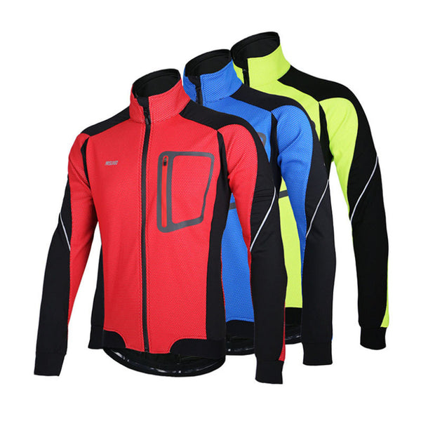 Fleece windproof and warm long-sleeved jacket - Blue Force Sports