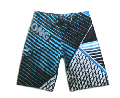 Quick-drying surf beach shorts Five-point fashion holiday peach trousers beach pants - Blue Force Sports