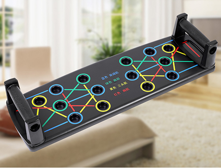 Portable Push 9 in 1 System Push-up Bracket Board for Home Fitness Training - Blue Force Sports