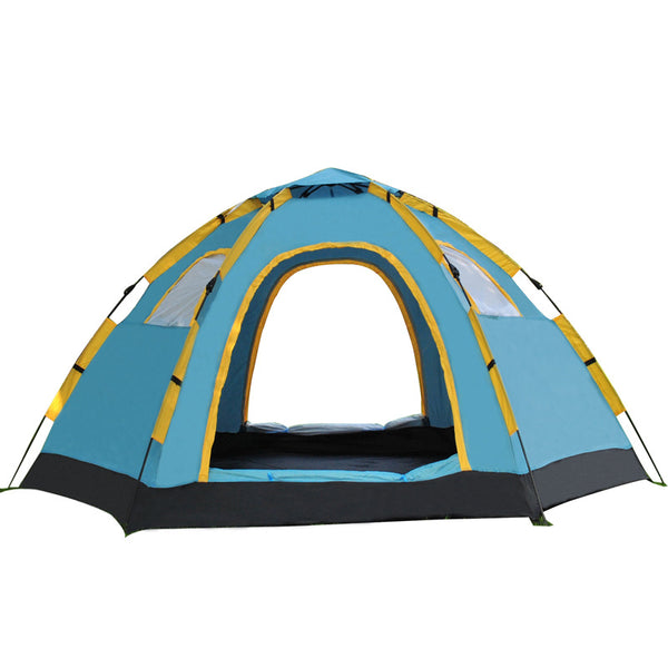Wholesale outdoor quick tent, 5-8 people camping tent camping, lazy quicksix angle speed tent - Blue Force Sports