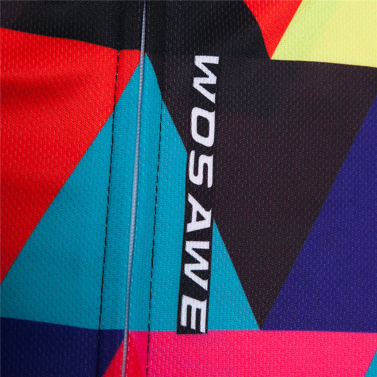Colorful mountain bike riding suit - Blue Force Sports