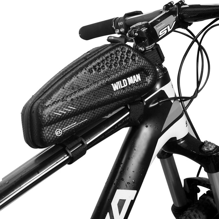 Road Bike Hard Shell Mountain Bike Saddle Bag Riding Equipment Accessories - Blue Force Sports