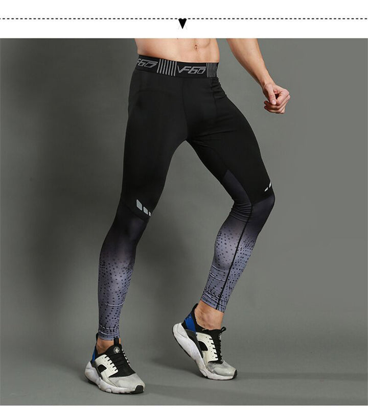 Men's Trousers Sweatpants Compression Pants Tight Yoga Pants - Blue Force Sports