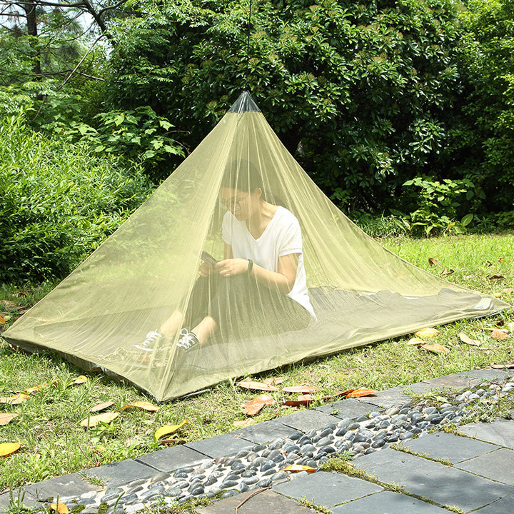 Outdoor Person Travel Camping Portable Foldable Mesh Mosquito Net Tent Wilderness Campping - Blue Force Sports