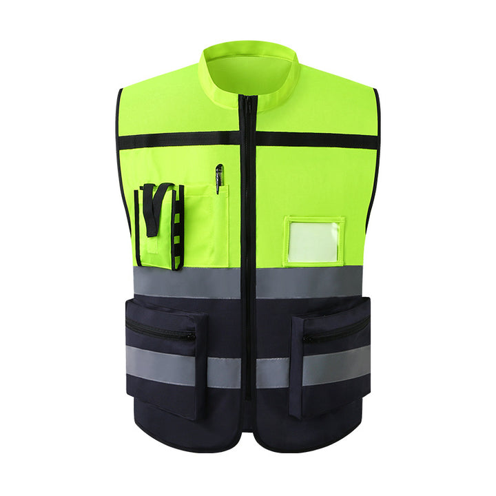 LIKAI Reflective Vest Construction Protective Clothing Leadership Jacket - Blue Force Sports