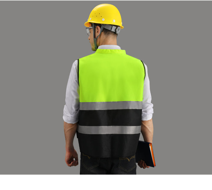 LIKAI Reflective Vest Construction Protective Clothing Leadership Jacket - Blue Force Sports
