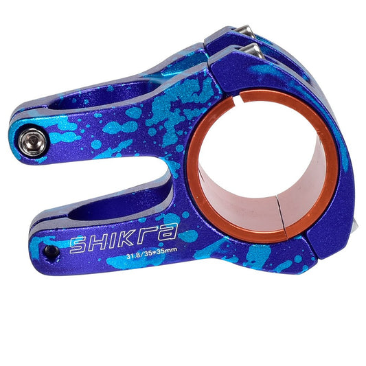 Mountain Bike Stem Colorful Downhill Riser - Blue Force Sports
