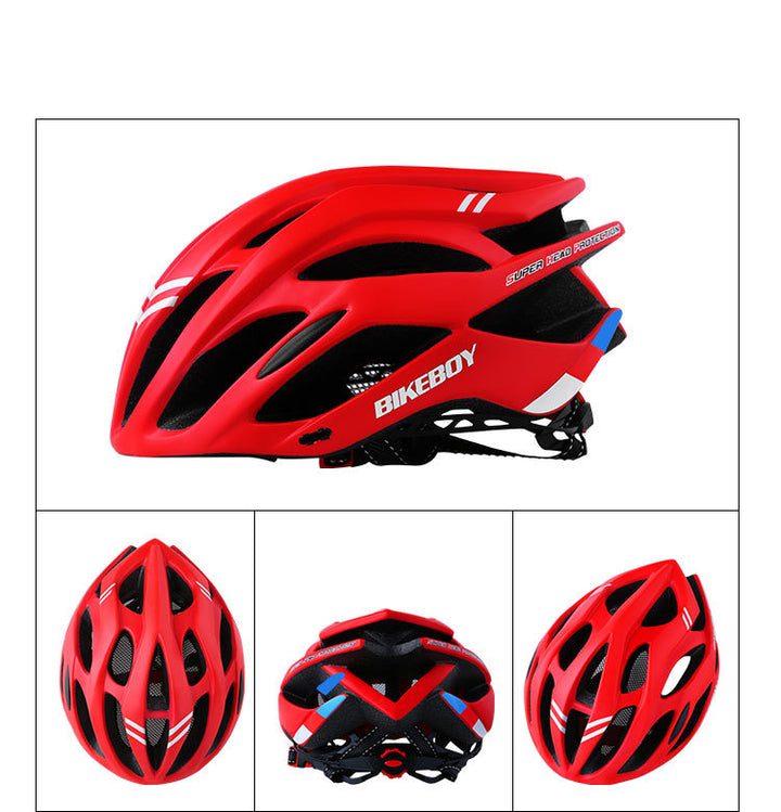 One-Piece Bicycle Helmet Men's And Women's Equipment Accessories - Blue Force Sports