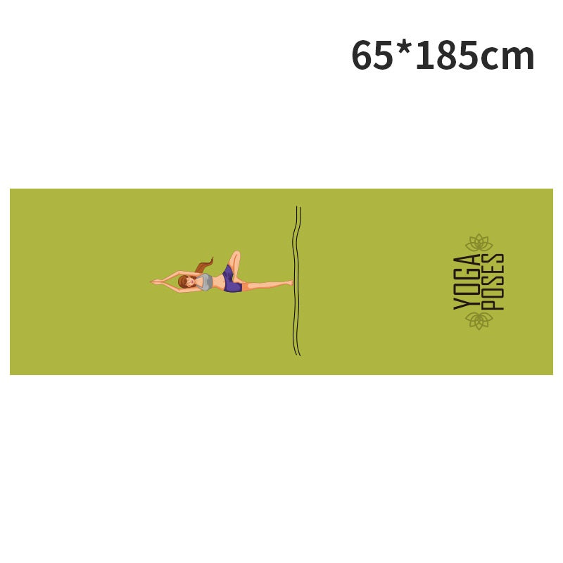 Printed Yoga Towel Portable Yoga Towel Non-Slip And Environmentally Friendly Yoga Towel - Blue Force Sports