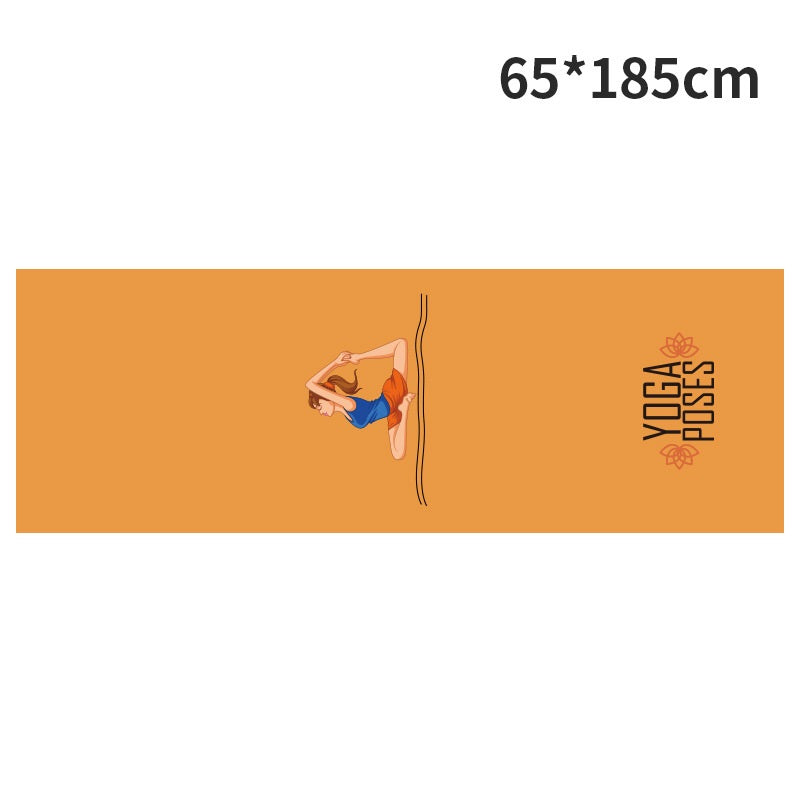 Printed Yoga Towel Portable Yoga Towel Non-Slip And Environmentally Friendly Yoga Towel - Blue Force Sports