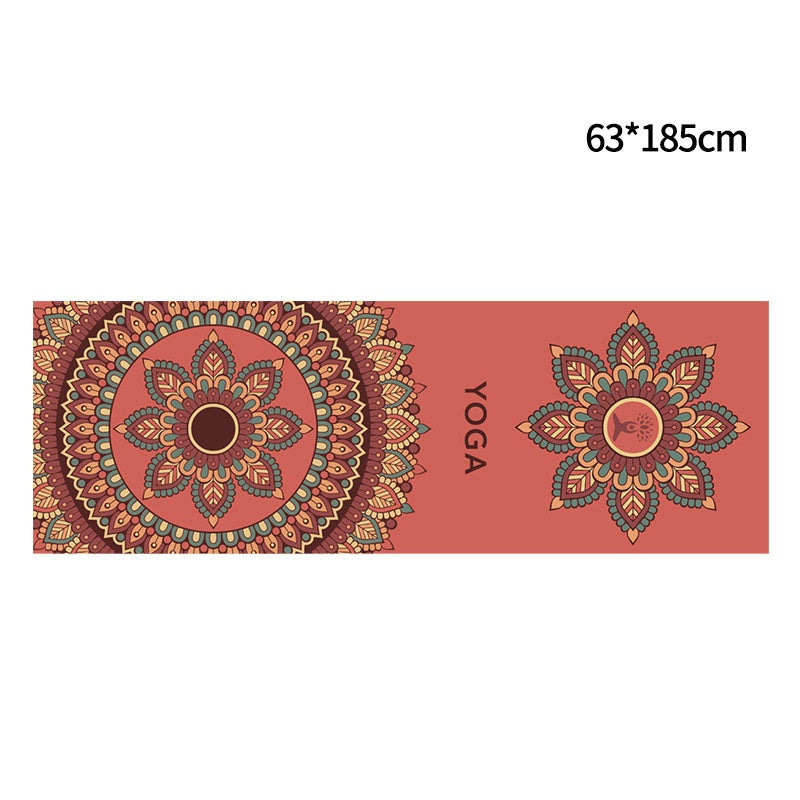 Printed Yoga Towel Portable Yoga Towel Non-Slip And Environmentally Friendly Yoga Towel - Blue Force Sports