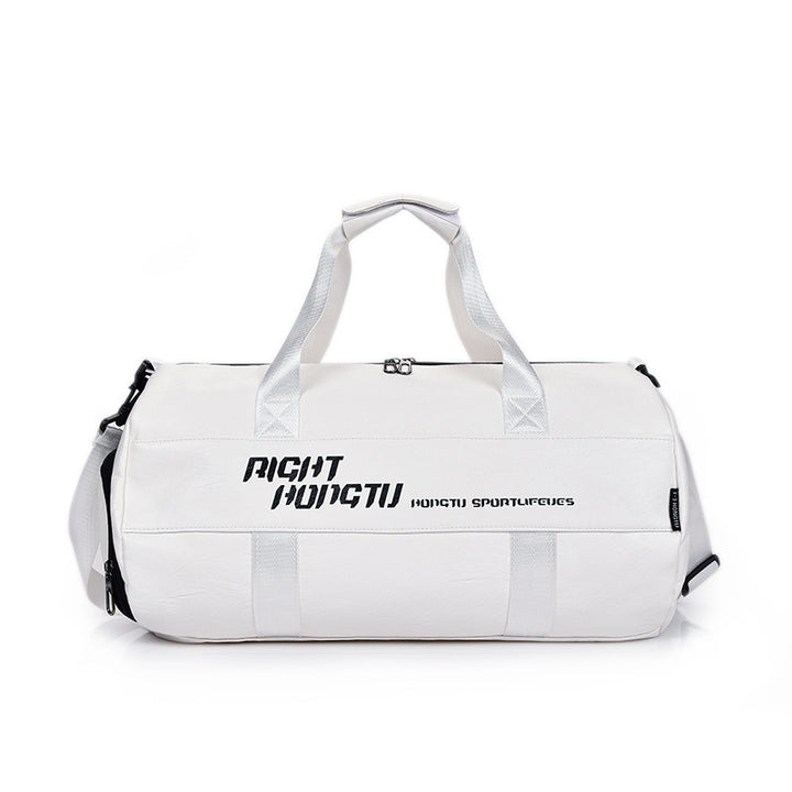 Travel Bag Large Capacity Sports Training Bag PU Waterproof Handbag Gym Bag - Blue Force Sports