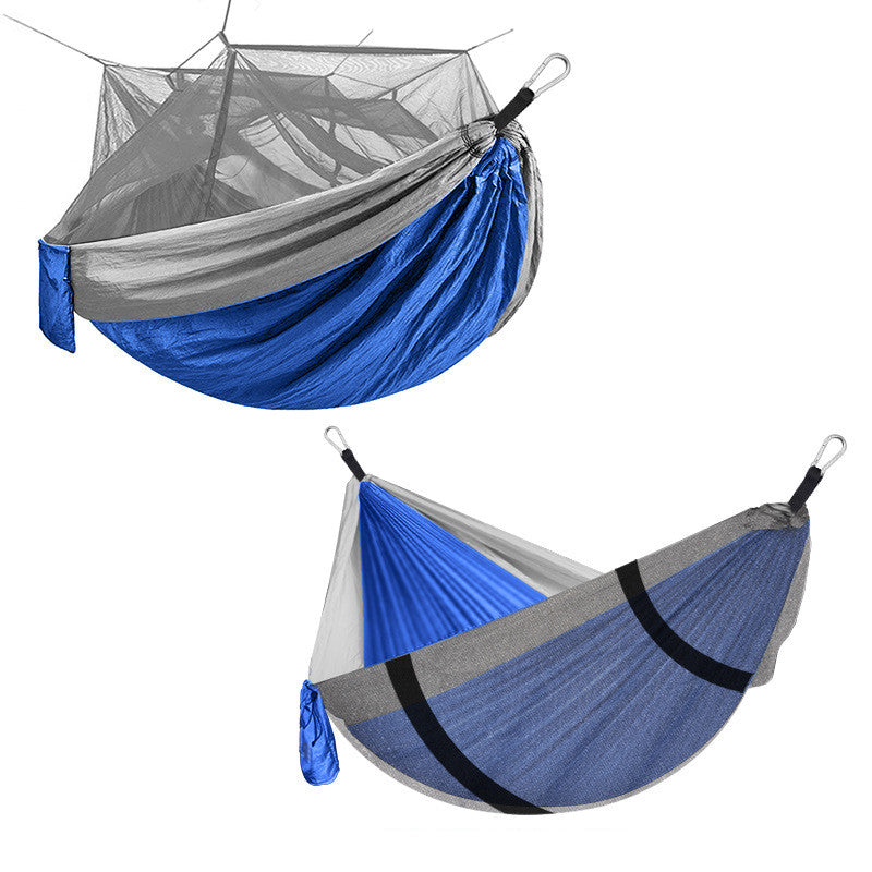 Outdoor Camping Camping Hammock With Mosquito Net - Blue Force Sports