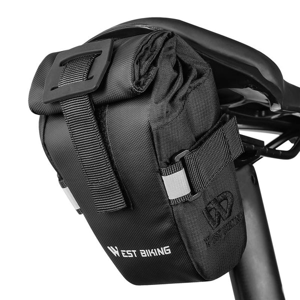 Bicycle Bag Mountain Bike Road Bike Folding Tail Bag Rear Seat Bag Riding Equipment Accessories - Blue Force Sports