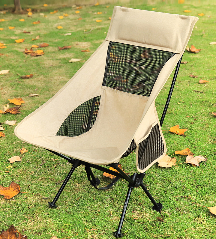 Outdoor Folding Chair Aluminum Alloy Ultra-Light And Portable - Blue Force Sports