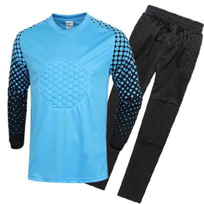 Goalkeeper Suit Longmen Shirt Football Suit Long Sleeves - Blue Force Sports