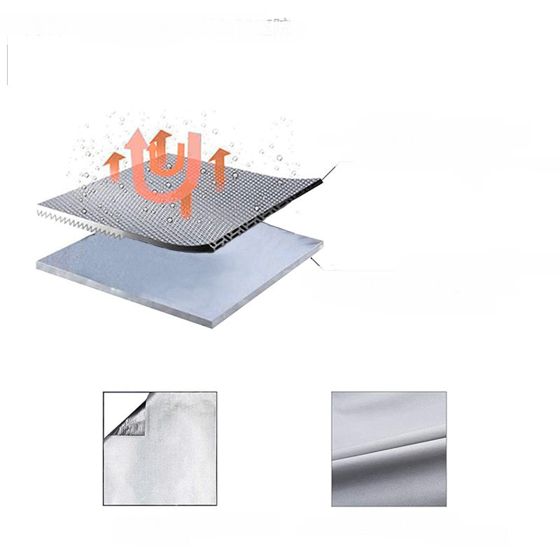 Fireproof And High Temperature Resistant Fire Pit Mat Floor Courtyard Lawn Protection Mat - Blue Force Sports