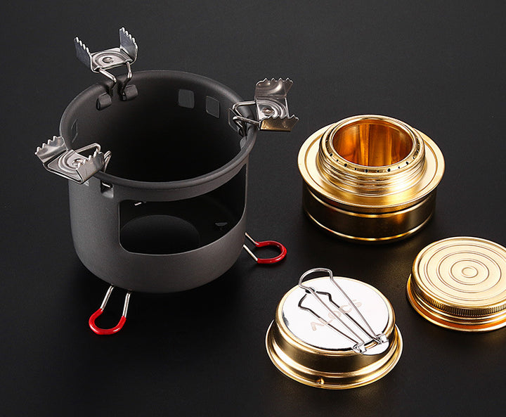 Alocs Liquid And Solid Alcohol Stove - Blue Force Sports
