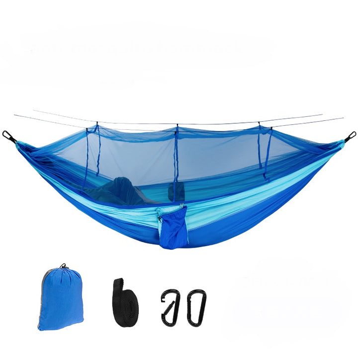 The New Outdoor Mesh Anti-Mosquito Hammock Anti-Rollover - Blue Force Sports